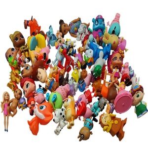 Bag‎ of Vintage and New Toys Bluey Disney McDonalds Paw Patrol Lol Others Lot 61